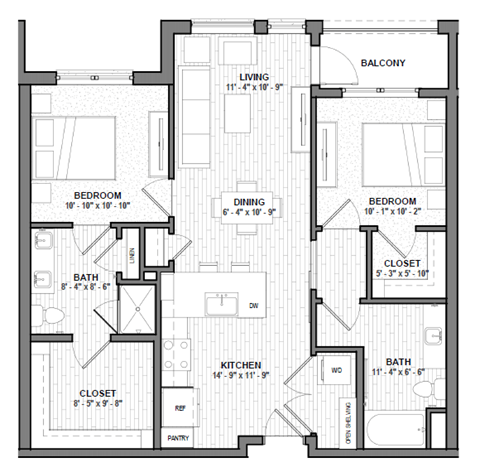 a floor plan of a home